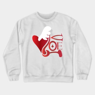 love Valentine's Day Crewneck Sweatshirt